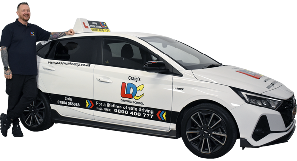 Craig Swanson's driving school car